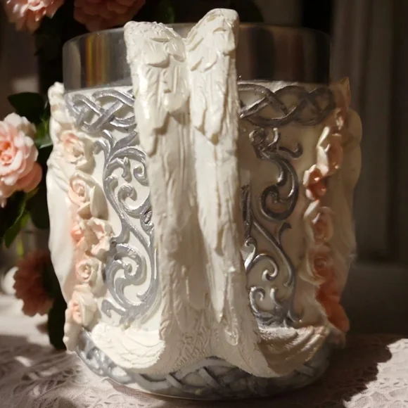 Vtg Ebros Sacred Bridal Unicorn Roses Mug Drink Beer Stein Tankard Coffee Cup - Picture 2 of 10